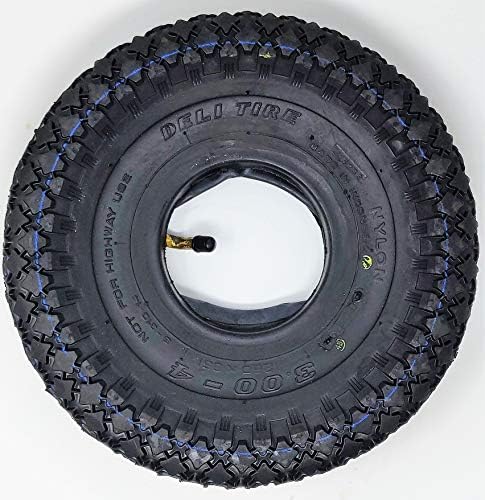 4 Inch Tyre & Tube Set – Deli S‑310 3.00‑4 (4PR) Diamond Tread