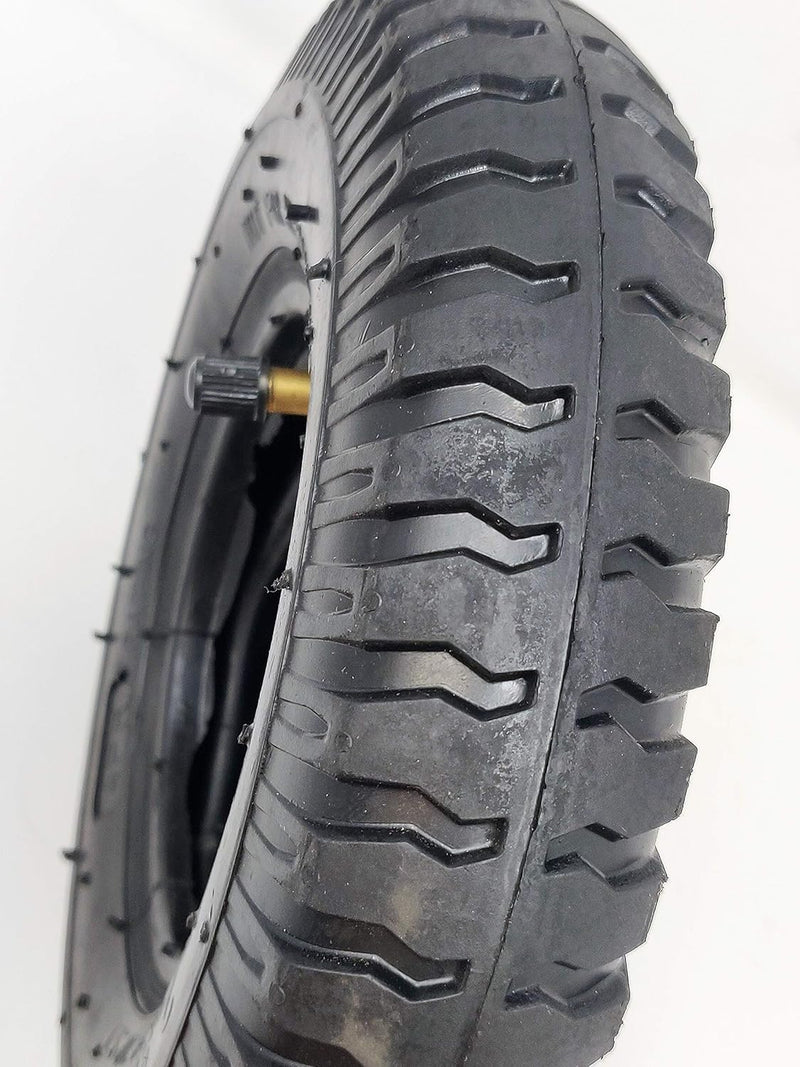4 Inch Tyre & Tube Set – 2.50‑4 Lug Tread