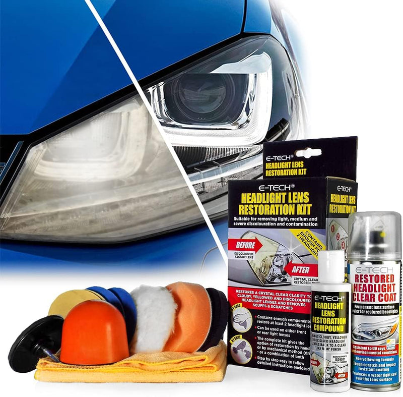 E‑Tech Headlight Restoration Kit