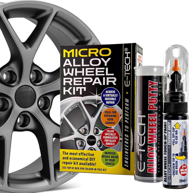 E‑Tech Alloy Wheel Refurbishment Kit Graphite Grey