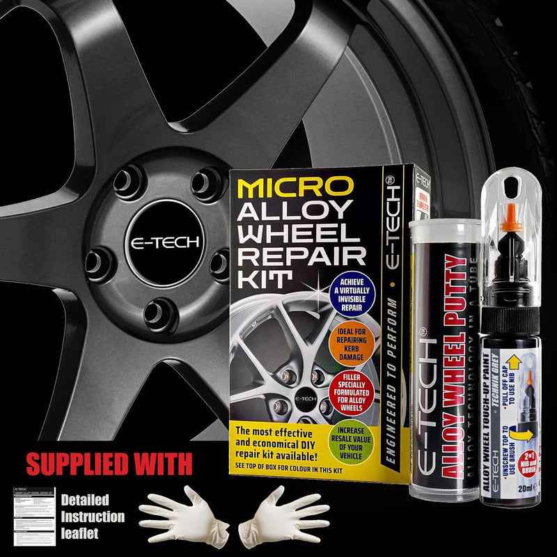E‑Tech Alloy Wheel Refurbishment Kit Graphite Grey