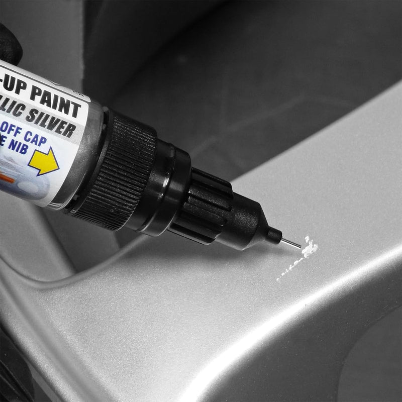 E‑Tech Wheel Touch Up Paint Stick Metallic Silver