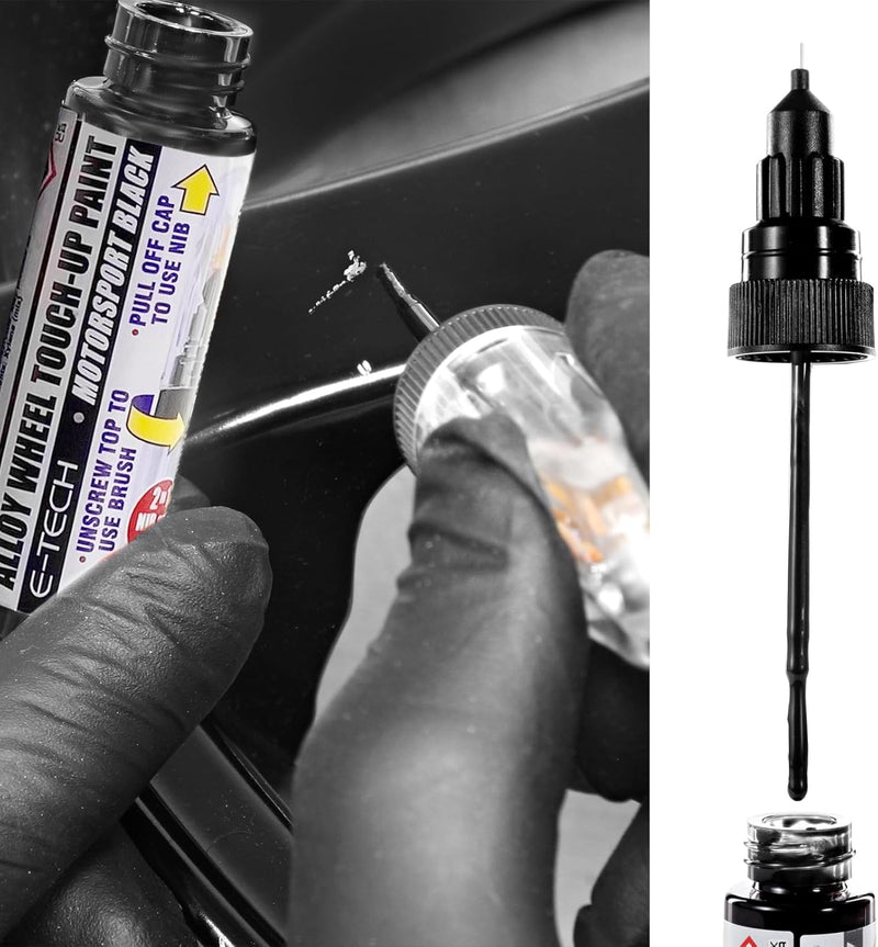 E‑Tech Wheel Touch Up Paint Stick Motorsport Black