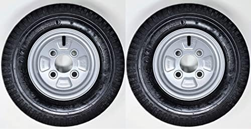 Kenda K371 8 Inch Trailer Wheel & Tyre Assembly Pair 4.80/4.00-8 4PR 100MM PCD