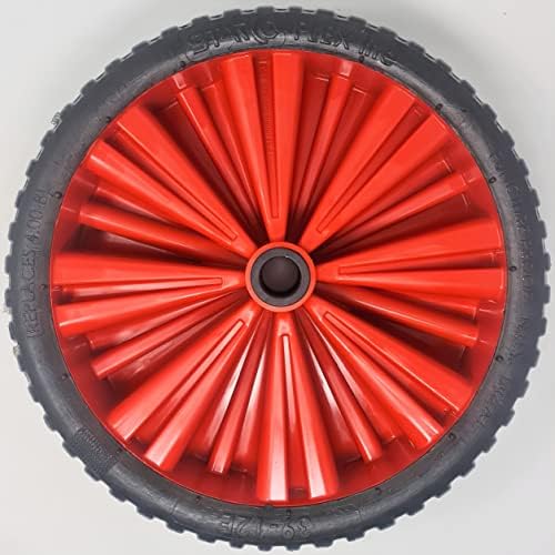 Flat Free Launch Trolley Wheel Pair 372mm 26mm Nylon Bush – Dinghy & Boat Trailer