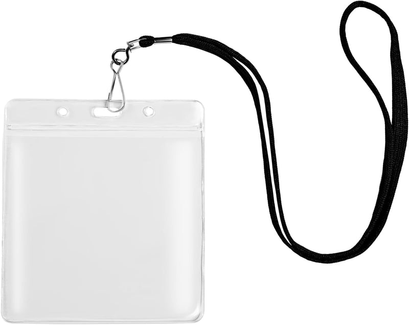 Badge Holder With Lanyard