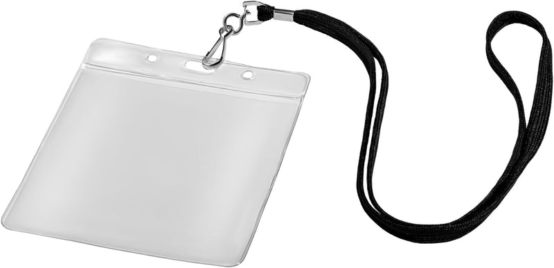 Badge Holder With Lanyard