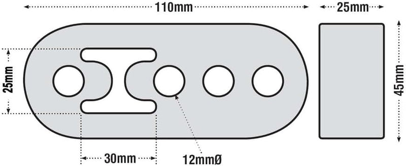 Universal Exhaust Mount Bracket Set
