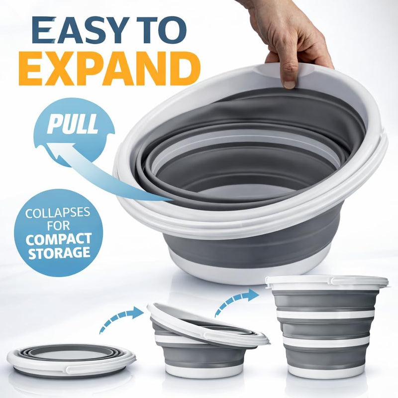 Collapsible 10L Camping Bucket
