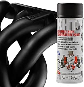 E‑Tech XHT High Temperature Paint – Heat Resistant up to 650°C-Clear Lacquer