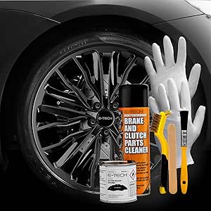 E‑Tech Brake Caliper Paint Kit – Professional High Temperature 220°C-Silver
