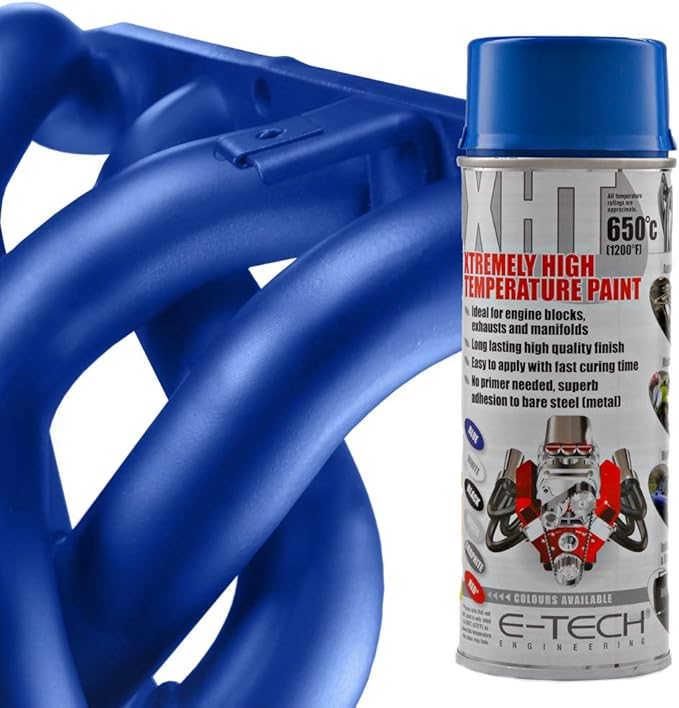 E‑Tech XHT High Temperature Paint – Heat Resistant up to 650°C-Clear Lacquer