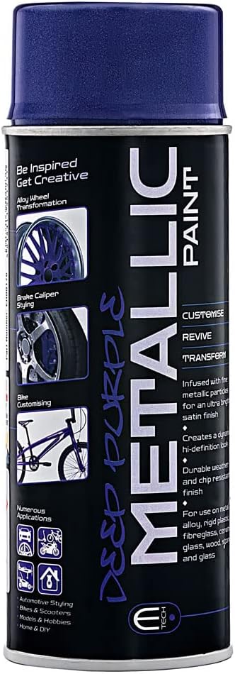 E-TECH Formula Metallic Spray Paint – Heat Rated 180°C-Flame Red