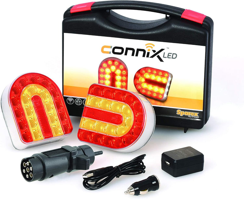 Connix Wireless LED Magnetic Trailer Light Kit