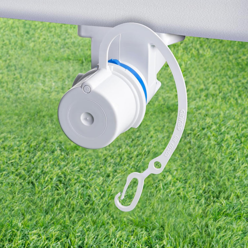 230V 16A Caravan Inlet Socket with Waterproof Cap