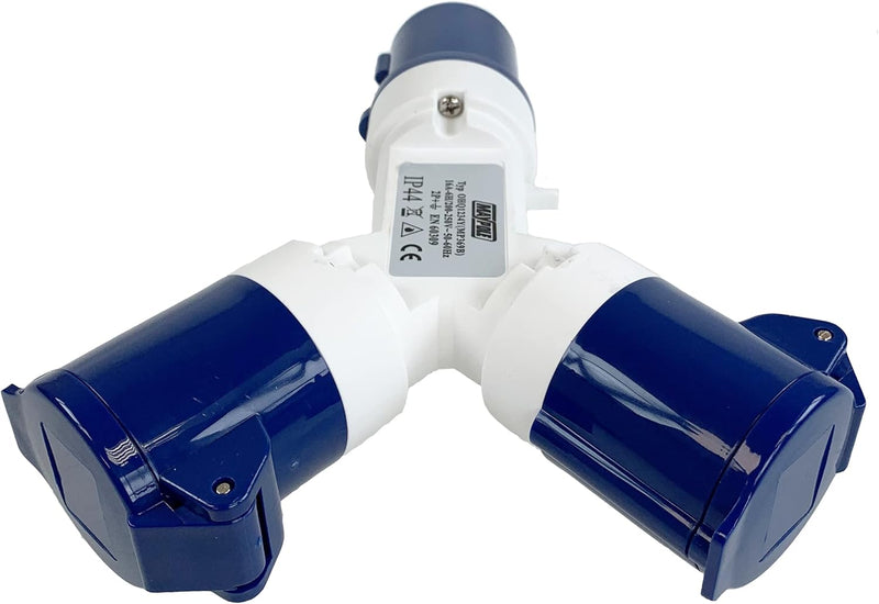 Caravan Hook-Up Splitter – 230V Electrical Adaptor
