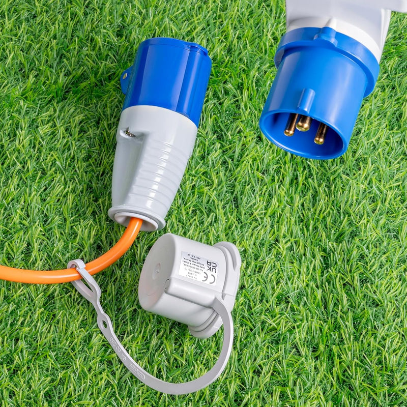 230V 16A Caravan Inlet Socket with Waterproof Cap