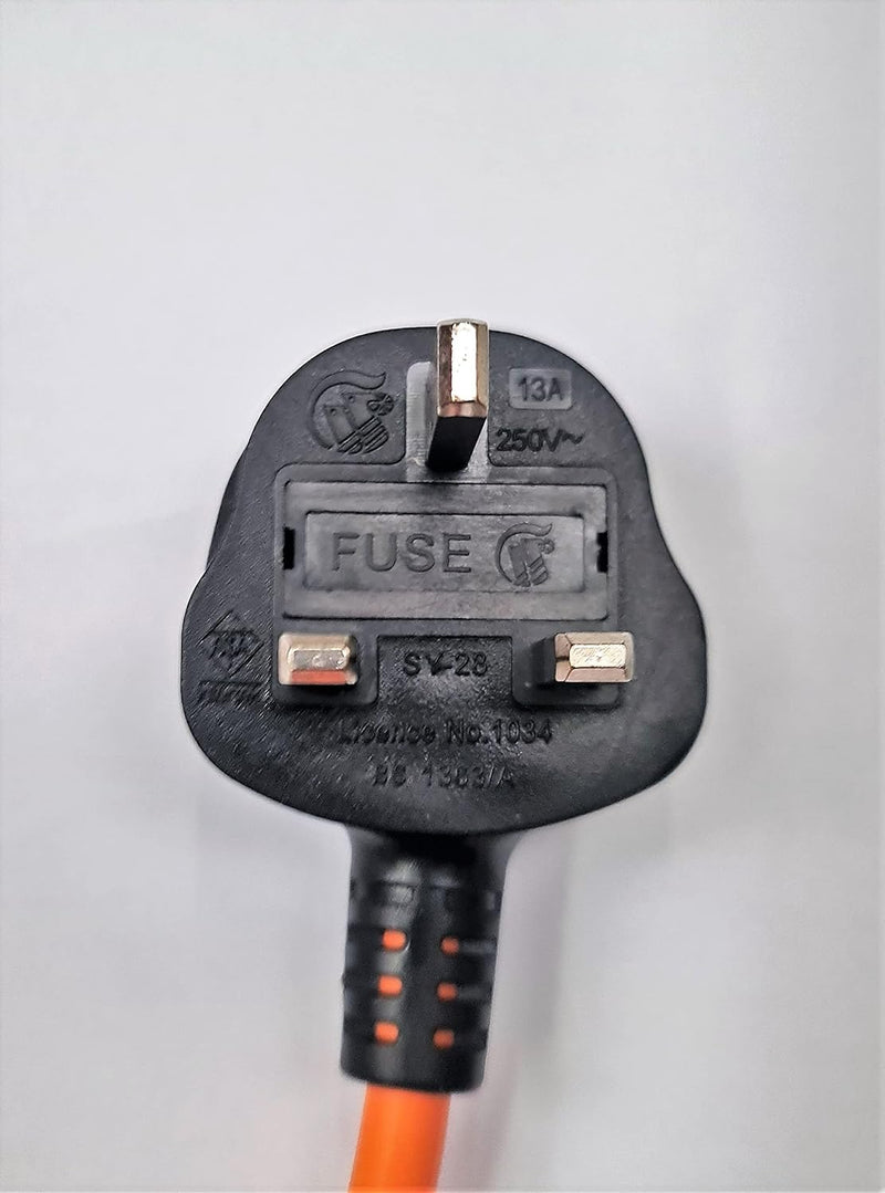16A UK Hook-Up Lead Adaptor – 3 Pin to Mains