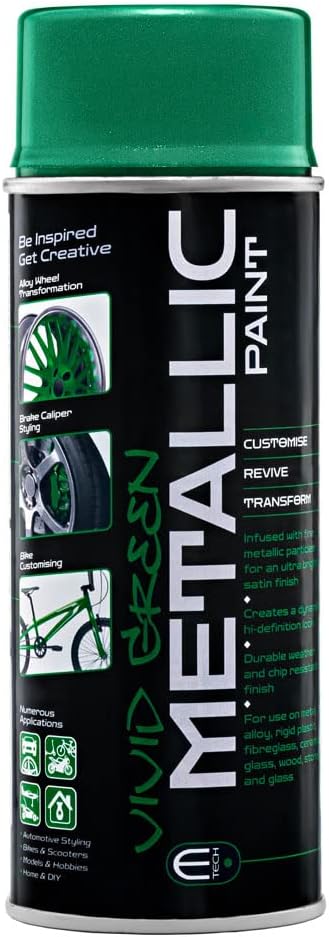 E-TECH Formula Metallic Spray Paint – Heat Rated 180°C-Flame Red