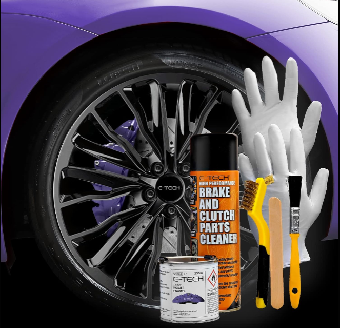 E‑Tech Brake Caliper Paint Kit – Professional High Temperature 220°C-Blue